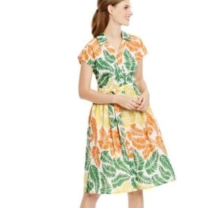 Boden Seatown Linen Shirt Dress Size 16R